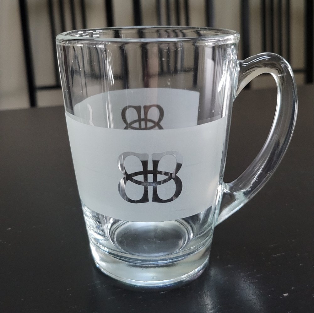 Clear Glass Mug with Baileys Logo